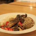 グリーンカレー風ハンバーグ